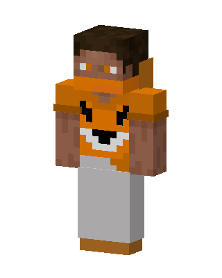 Fox Hoodie Kid skin, 3D preview