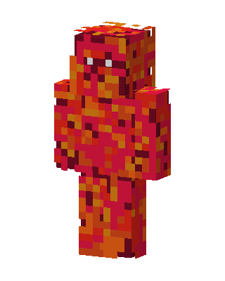 Magma Golem skin, 3D preview