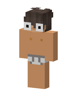 Shirtless Bug Eyes Minecraft skin