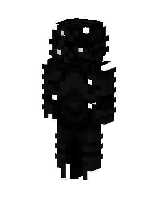 Black Glowing Villain skin, 3D preview