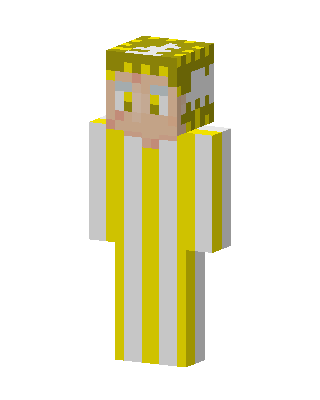 Golden Priest skin, 3D preview