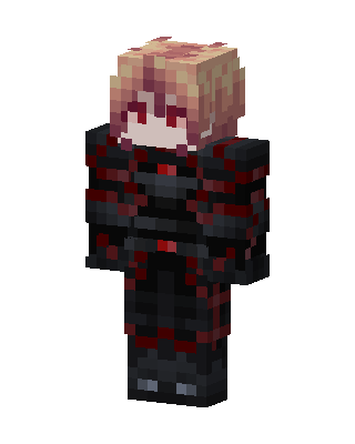 Crimson Knight skin, 3D preview