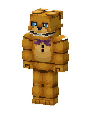 Fredbear Minecraft skin