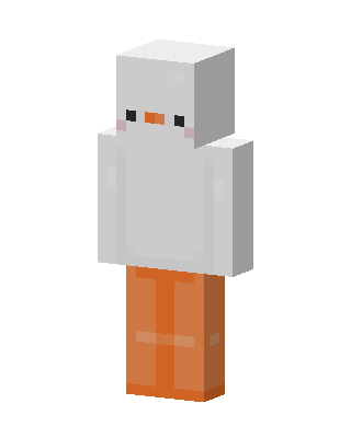 Snowy Duck skin, 3D preview