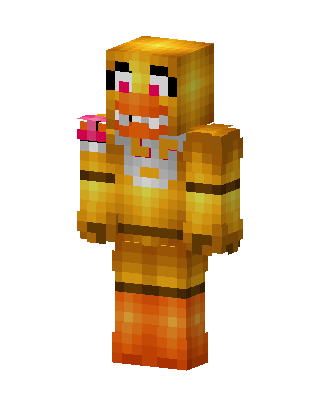 Withered Chica Minecraft skin