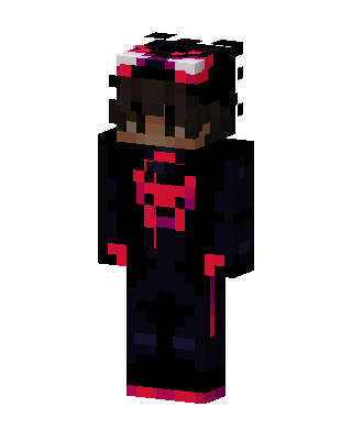 Crimson Demon Hoodie Minecraft skin