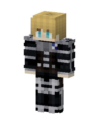 Black Knight Girl skin, 3D preview