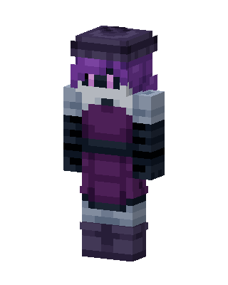 Violet Knight skin, 3D preview