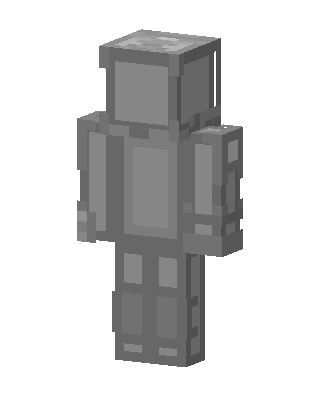 Gray Mob skin, 3D preview
