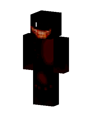 Black Villain Minecraft demon skin