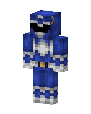 Blue Power Ranger Minecraft skin