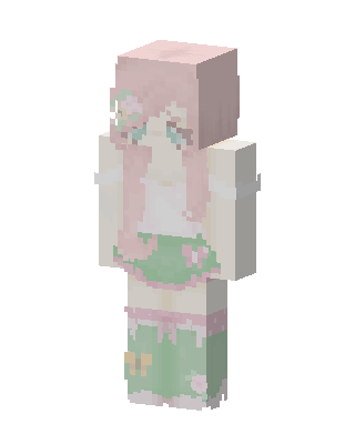 Pastel Blossom skin, 3D preview