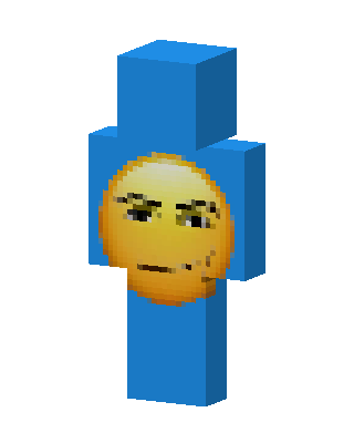 Blue Costume skin, 3D preview