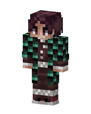 Tanjiro Kamado skin, 3D preview