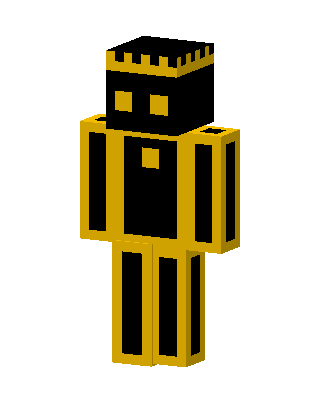 Golden Crown King Minecraft skin