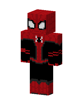 Spider-Man skin, 3D preview