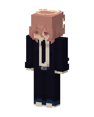 Black Crowned Angel Boy Minecraft skin