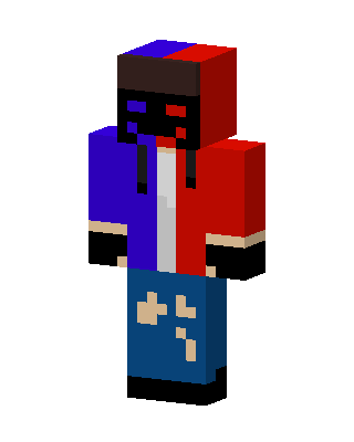 Blue Hero Boy skin, 3D preview