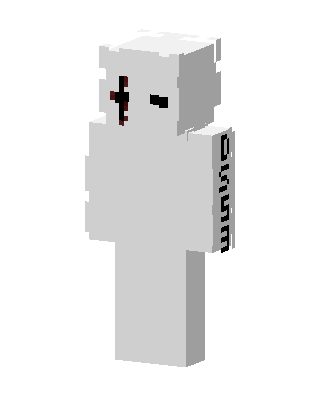 White Hero skin, 3D preview