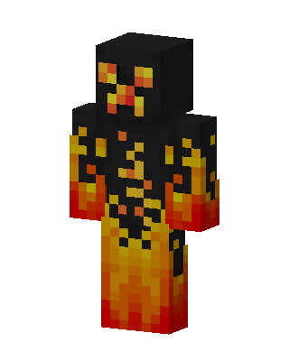 Magma Creeper skin, 3D preview