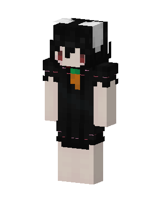 Carrot Bunny Girl skin, 3D preview