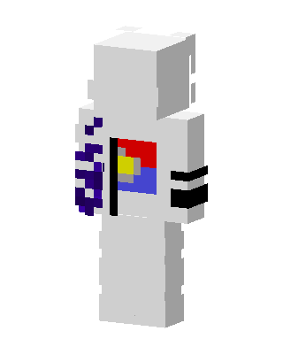 White Astronaut skin, 3D preview