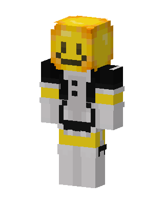 Smiley Maid skin, 3D preview