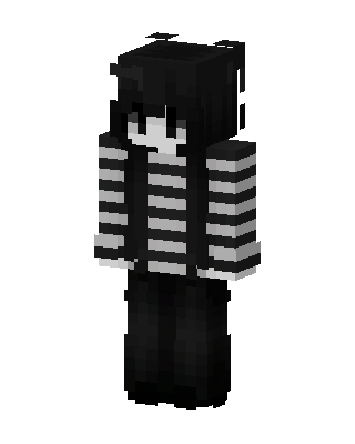 Black Emo skin, 3D preview