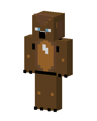 Freddy Fazbear Minecraft skin