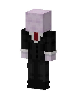 Black Villain Boy skin, 3D preview