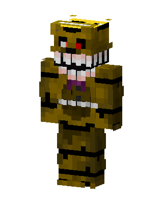 Gold Villain skin, 3D preview