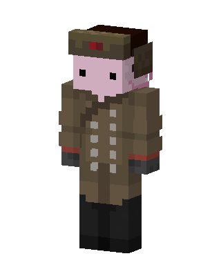 Axolotl Soldier skin, 3D preview