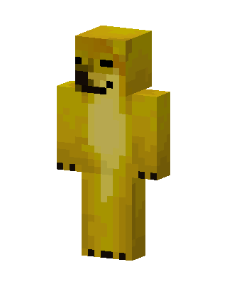 Cheems skin, 3D preview