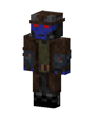 Cad Bane skin, 3D preview