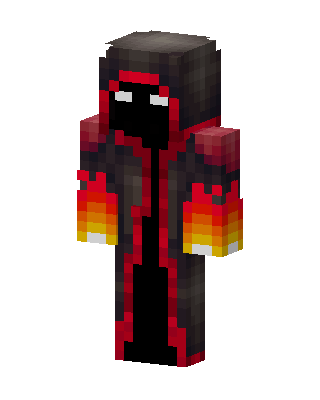 Black Ninja Boy skin, 3D preview
