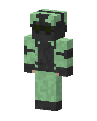 Green Robot Boy skin, 3D preview