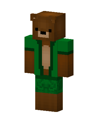 Bear Hoodie Minecraft skin