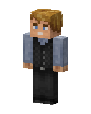 Vested Gentleman skin, 3D preview