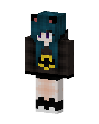 Bat Cat Girl Minecraft skin