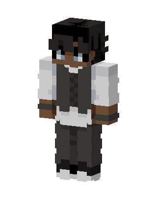 Dark Vest Boy Minecraft skin