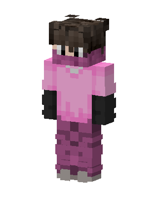 Pink Cutie Girl Minecraft pink skin