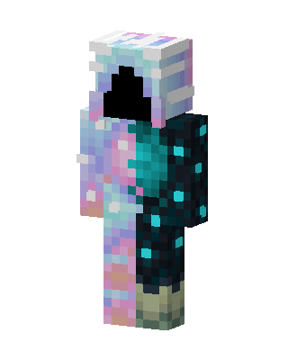 Sculk Pastel Hoodie skin, 3D preview