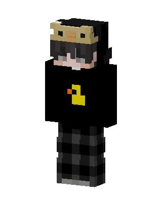 Ducky Hoodie skin, 3D preview
