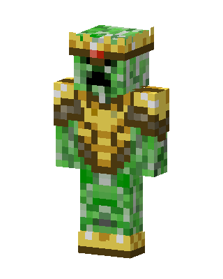 Creeper King skin, 3D preview