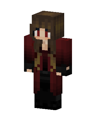 Red Hero Girl Minecraft skin