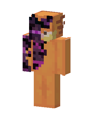 Corrupted Orange skin, 3D preview
