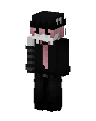 Pink Suit Beanie skin, 3D preview