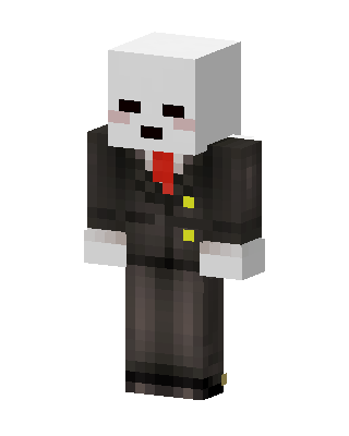 Ghost Gentleman skin, 3D preview