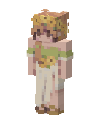Sunflower Girl Minecraft skin