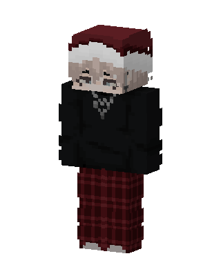 Cozy Christmas Elder Minecraft girl skin